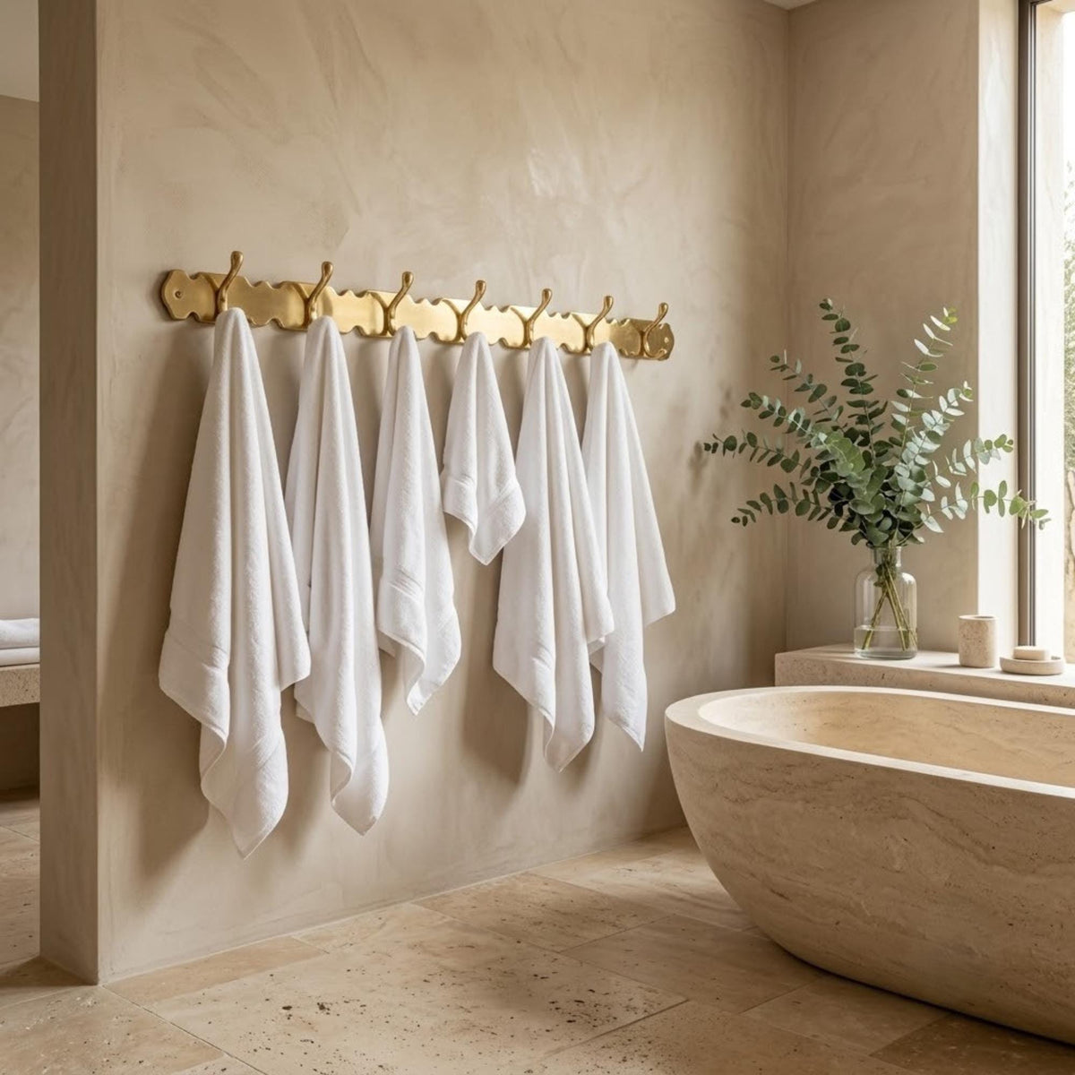 The Atlas hook rack, styled